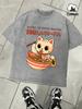 Guide To Good Ramen Print Washed TShirt For Men Summer Loose ONeck Tee Soft Cotton Clothing Unisex Fashion Short Sleeve