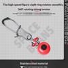 Fishing Line Sinker Slides 10-100Pcs Universal Fit Fishing Float Connector Hook Shank Clips for Fishing Tackle Replacement