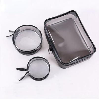 Borsa Cosmetica da Viaggio per Donne Trasparente Moda Piccola Grande in PVC Trasparente Borsa per Trucco Beauty Case Organizzatore da Bagno con Cerniera