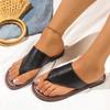 Fashion Shoes Big Size Slippers Women Summer Slides Rubber Flip Flops Low Shale Female Beach Soft Hawaiian Flat Sabot Rome Casual Hoof H