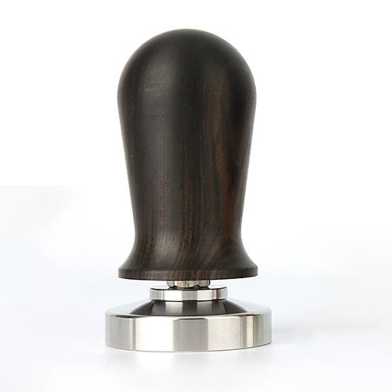 Stainless Steel Coffee Tamper Base Flat Bottom 51/53/58mm Detachable Non-Slip Coffee Leveler for Powder Press Ideal for Cafe Use
