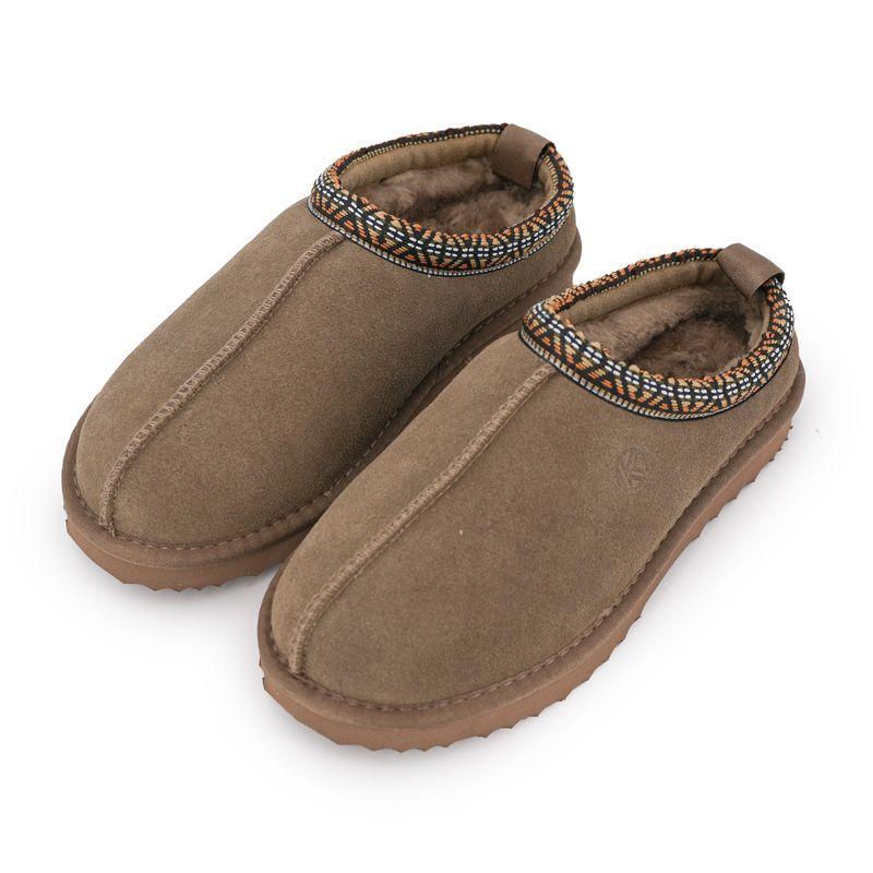 Women's KELARA Fur Mule with Ethnic Trim