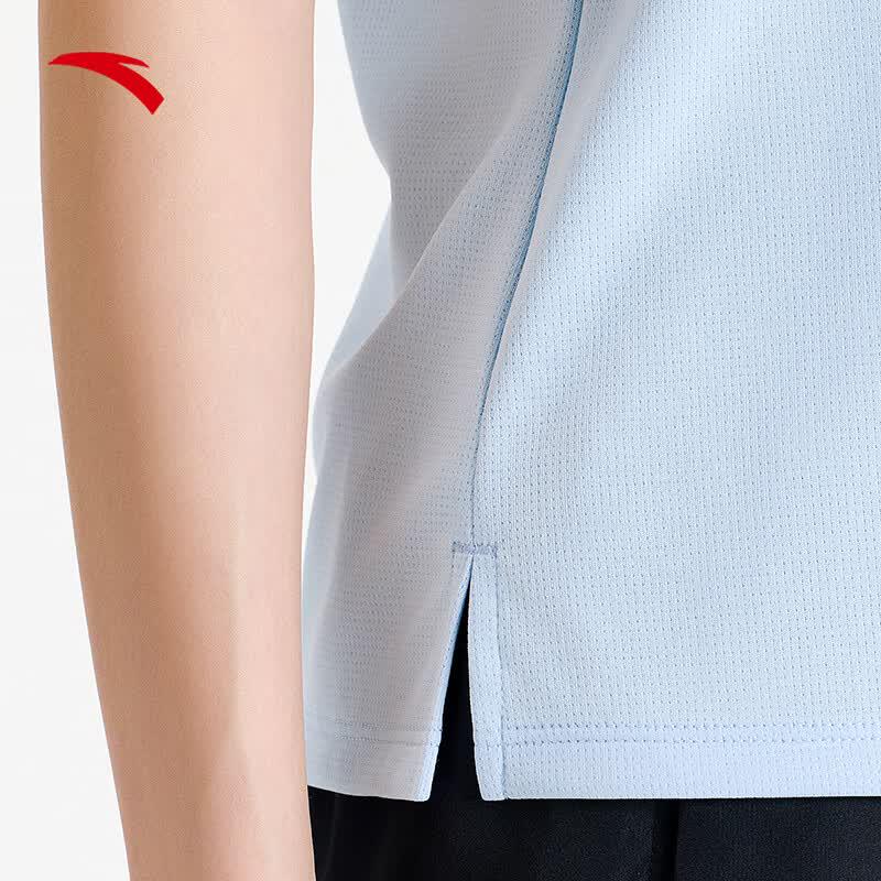 Anta Women's Quick-Dry Ice Silk Short Sleeve Running Set