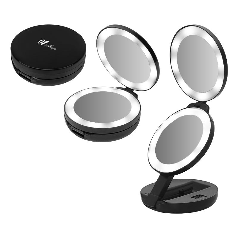 LED Folding Mirror