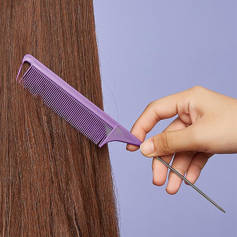 Lot de 3 peignes à cheveux double face avec contrôle des bords, accessoires de coiffure et de brosse à cheveux