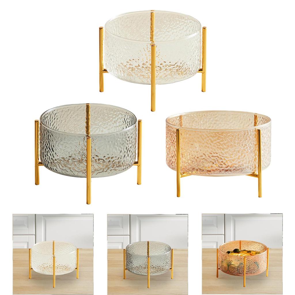 Fruit Dish Fruit Vegetable Holder Cylindrical Fruit Tray Fruit Holder for Countertop