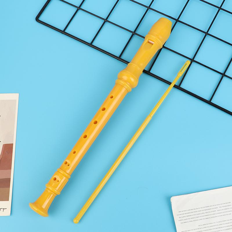 1Pc 8 Holes Plastic Recorder Long Flute Woodwind Instrument Colorful Kids Gift Flute For Clarinet Beginner Flute Woodwind