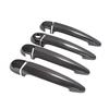 Carbon Fiber Look Door Handle Cover Trim Set For BMW 320i 330i 340i 420i 430i
