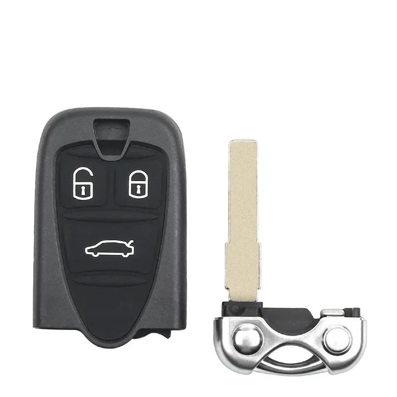 KEYYOU Remote Key Smart Car Key Shell Cove Case For Alfa Romeo 159 Brera 156 Spider 3 Buttons Key Replacement Uncut ert Blade