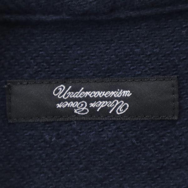 UNDERCOVER Made in Japan Cotton Long sleeve shirt 2 Navy blue Men's Used
