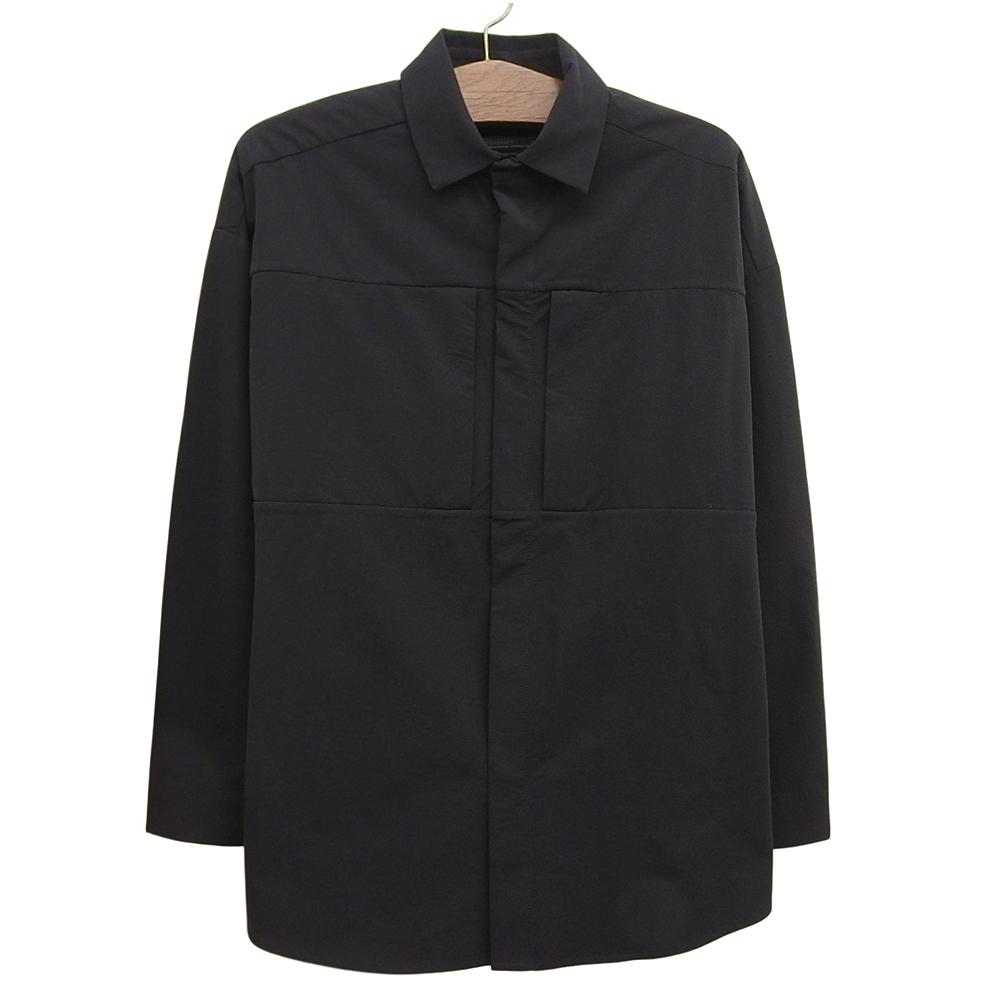 SOPHNET. Excellent Condition STRETCH TECH Long-sleeved Shirt, Men's, Black, Size S, 242040 Tops S blackUsed