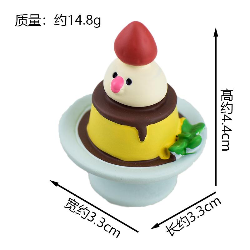 Zakka Summer Ice Cream Truck Monster Chocolate Cool Mint Popsicle Cone Cat Cute Snow Monster Creative Miniature Scene Decoration