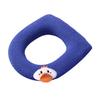 Soft Washable Toilet Seat Cover With Handle Or Handle-Free Design Thick Winter-Friendly Fiber Cushion Home Bathroom Use
