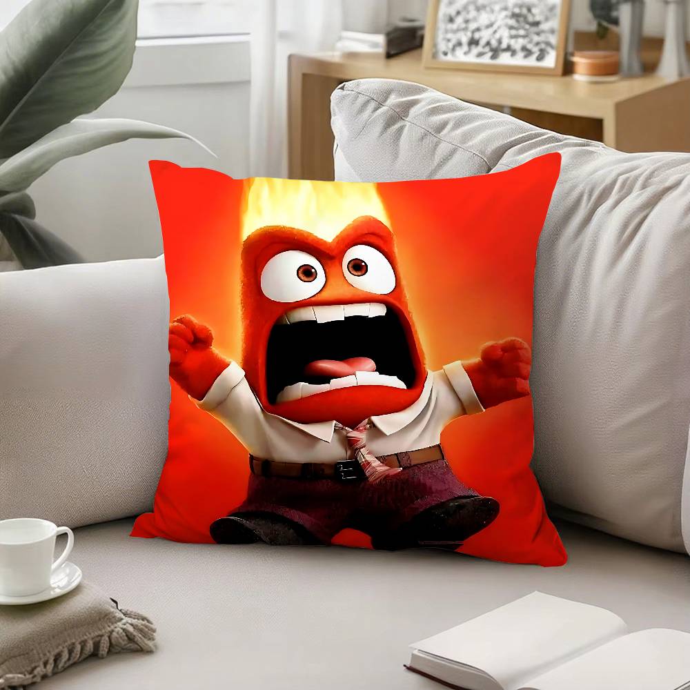 Süßer H-Inside Out-W Kissenbezug Kissenhülle Weich Süß Dekokissenbezug Für Auto Sofa Kissenhülle Polyester Mit Reißverschluss