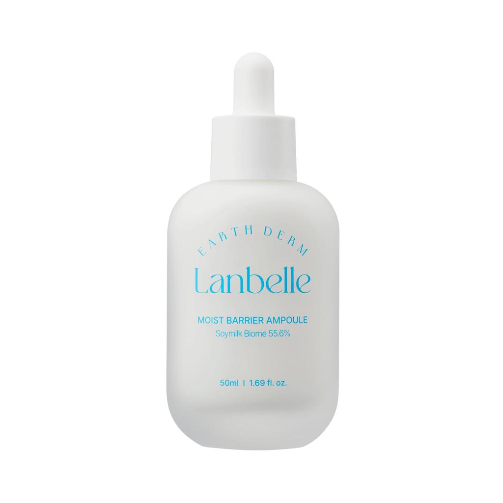 LANBELLE Moisture Barrier Ampoule 50ml, Contains Soy Milk Biome and Nano Hyaluronic Acid, Deep Moisturizing, Korean Cosmetics [OfficialAuthentic