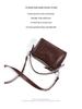 2025 Simple Textured Cowhide Boston Crossbody Bag with Niche Design