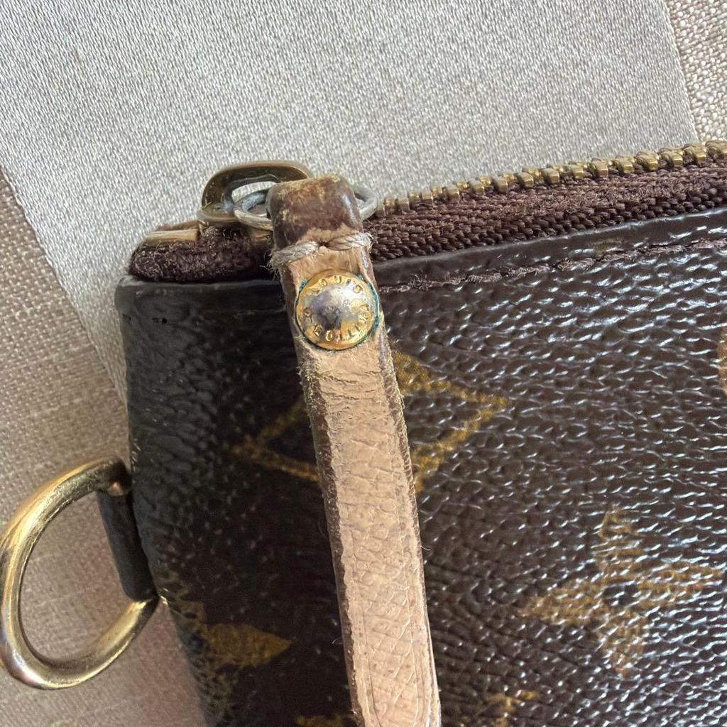 Used Authentic Louis Vuitton Monogram Rare Long Wallet