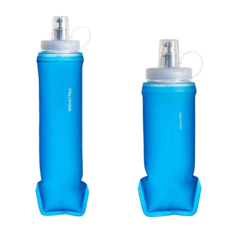 Outdoor Water Hydrations Bottle Soft Flasks Running Light Weight Water Bottle Folding Water Bottle for Outdoor Sport