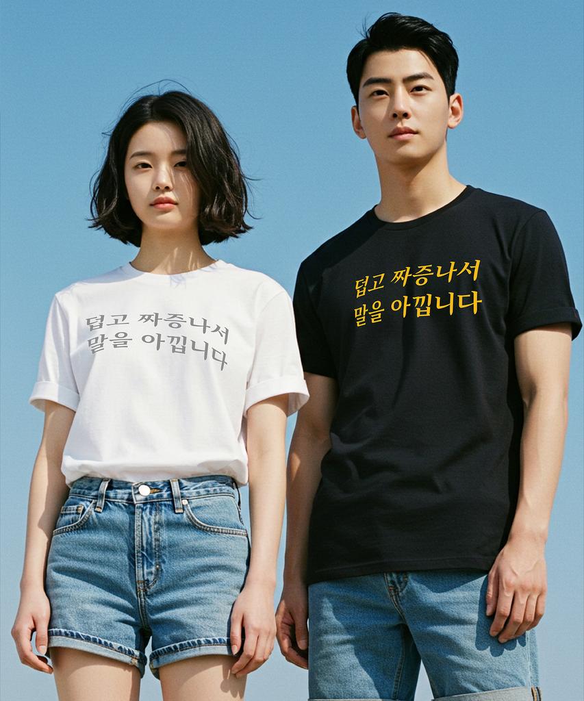 Jeneleolwogseu No Contact Warning T-Shirt Part01 (B Type)