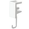 Shelf and Desk Bag Hook with Adjustable Grip, Removable Edge-Mount Backpack Holder for Study Table, Wardrobe Storage