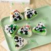 50 Pezzi Cartoni Animati Giapponesi Carini Per Sacchetto Confezionamento Palla di Riso Triangolare Sacchetto per Onigiri Sushi con Nori Stampo per Preparare Sushi Accessorio Bento