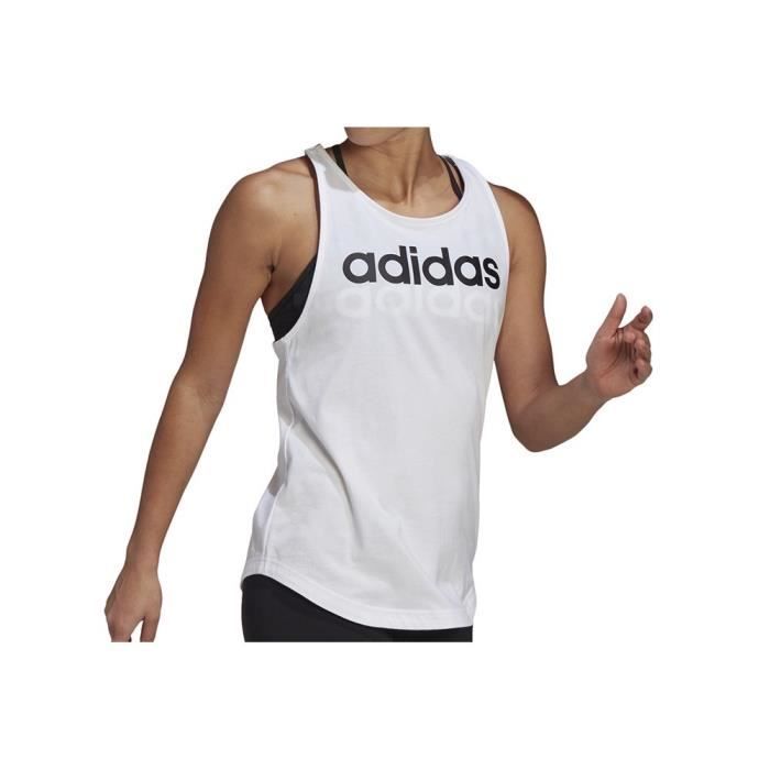 T-Shirt Femme - Adidas - Essential Loose - Blanc - Manches courtes - Respirant