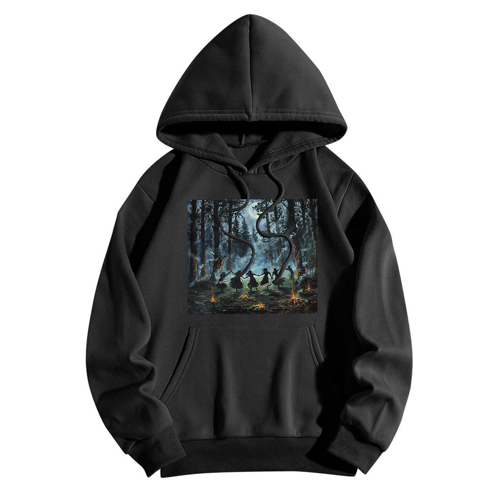 Sweatshirts For Teen Girls Long Sleeve Print Casual Graphic Hoodies Drawstring Pullover Cute Oversized Hoodie