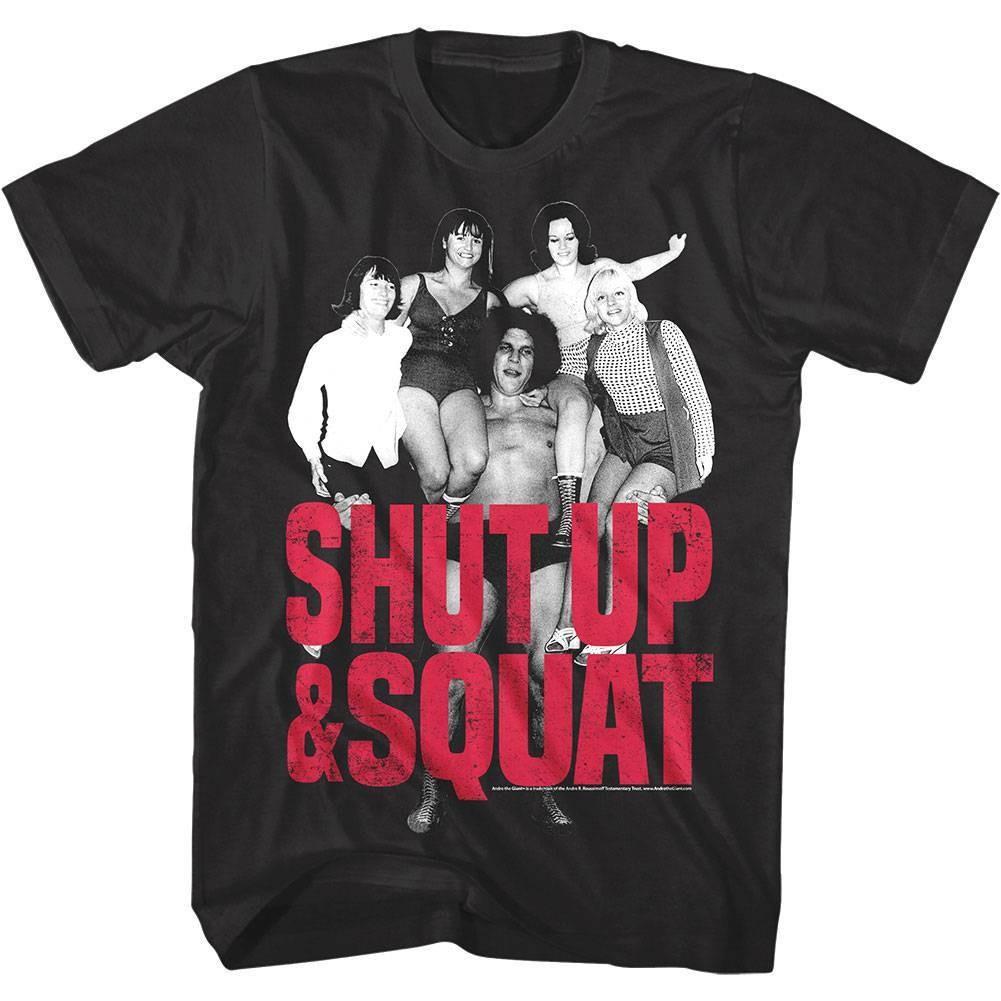 Andre The Giant Shut Up Squat Men T Shirt M