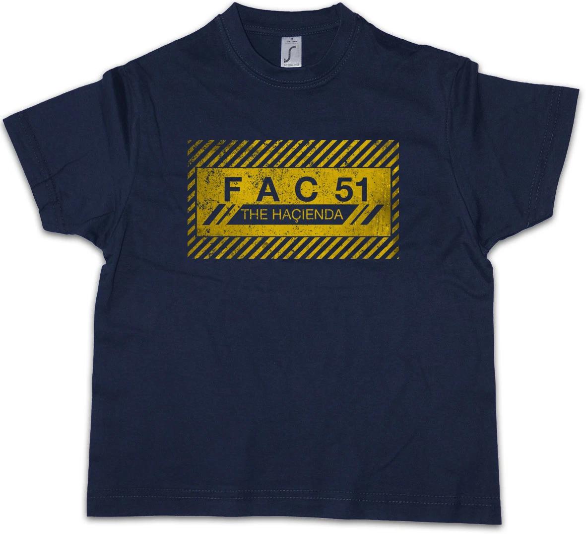 FAC 51 THE HACIENDA I Kids Boys kids boys T-Shirt Fac51 Club Factory Records Joy Division 100