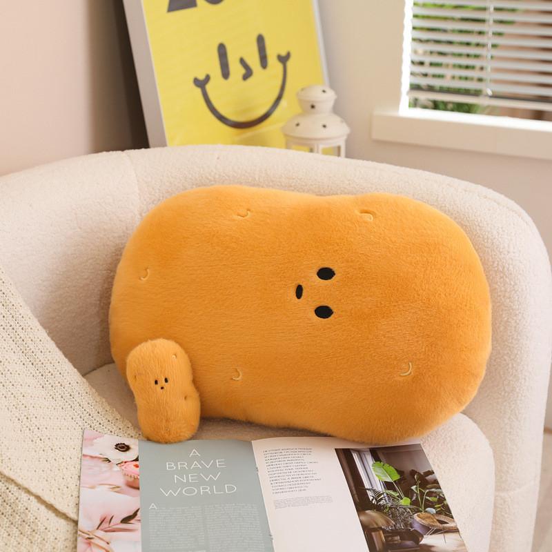 Plush Potato Toy Keychain Stuffed Vegetable Doll Decoration Kids Pendant Gift