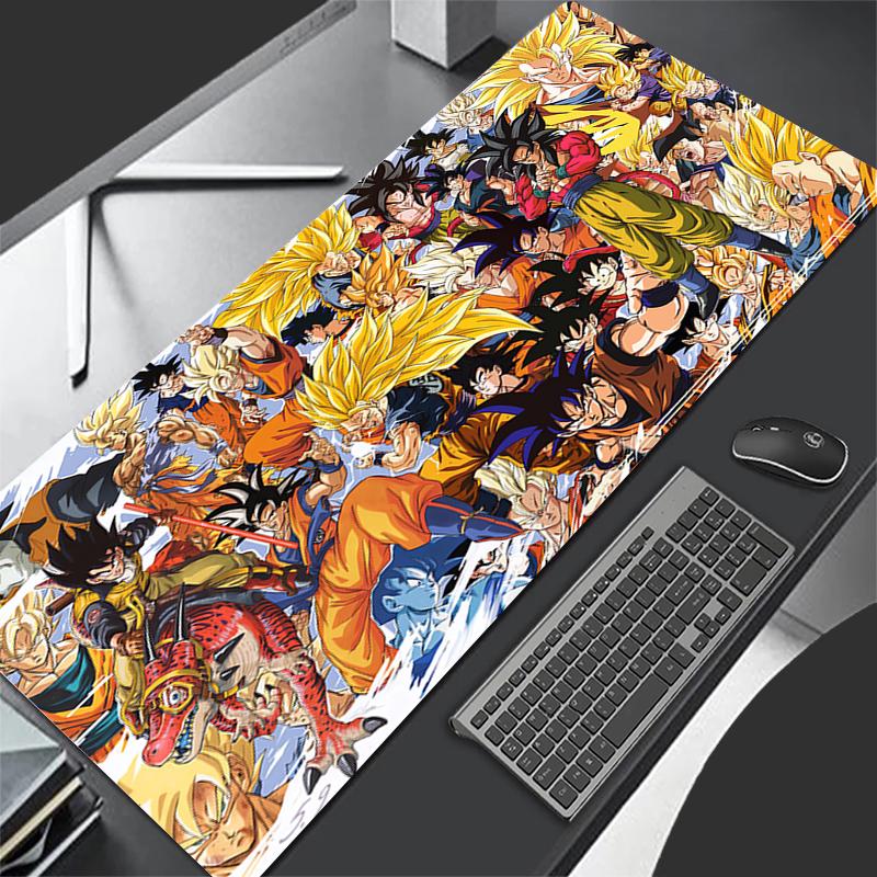 Mouse Pad Cute Hd Print Goku Desk Pad Laptop Extended Gaming Keyboard Mats Pc Dragon Ball Gamer Japan Anime Mousepad Table Pad