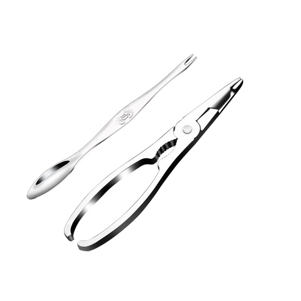 Clip Lobster Clamp Crab  Pliers Eating Seafood Tool  Set Crab Peeler Seafood Cracker Prawn Peeler