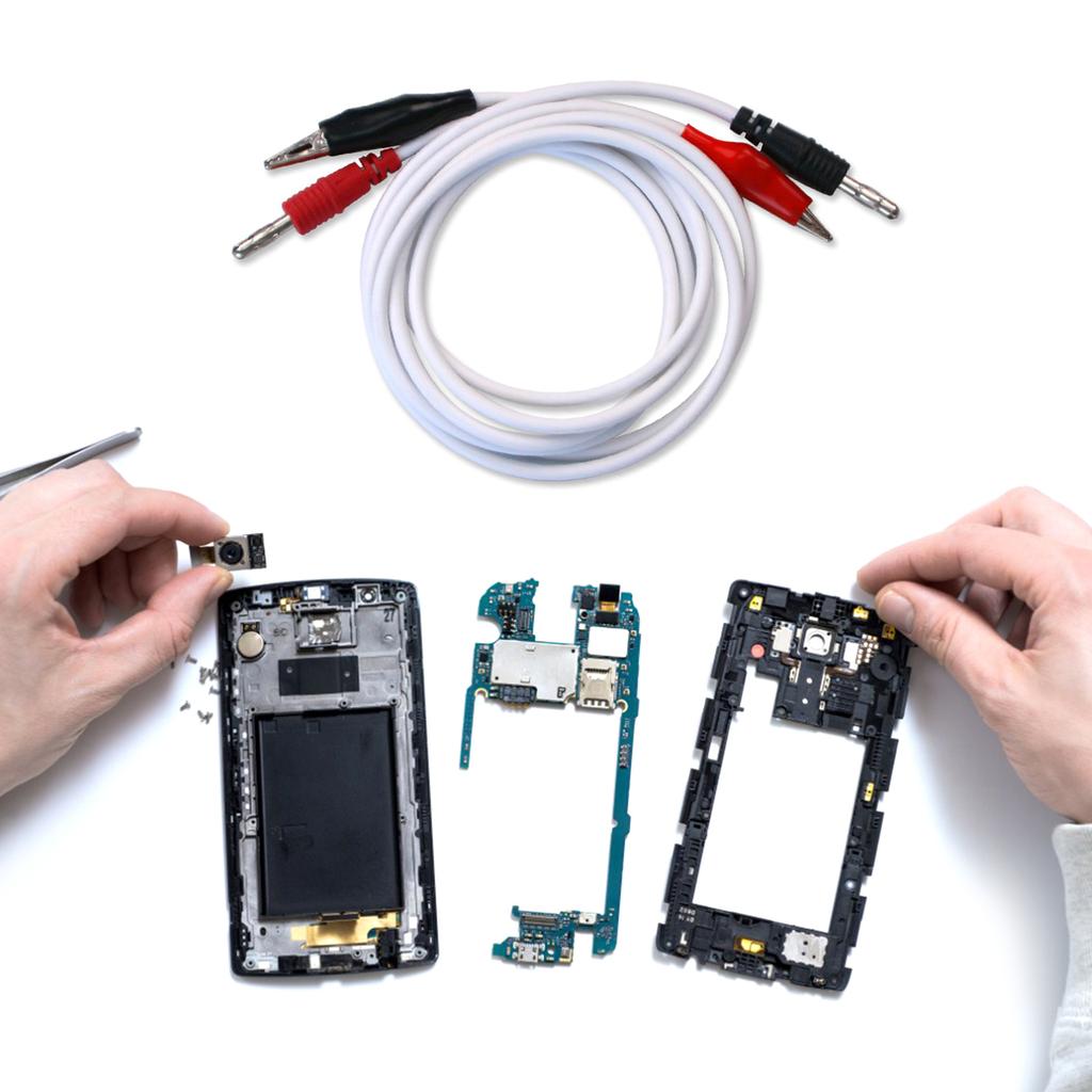 Power Supply Output Cable Connecting Line 10A Banana Plug Alligator Clip For Mobile Phone Repair