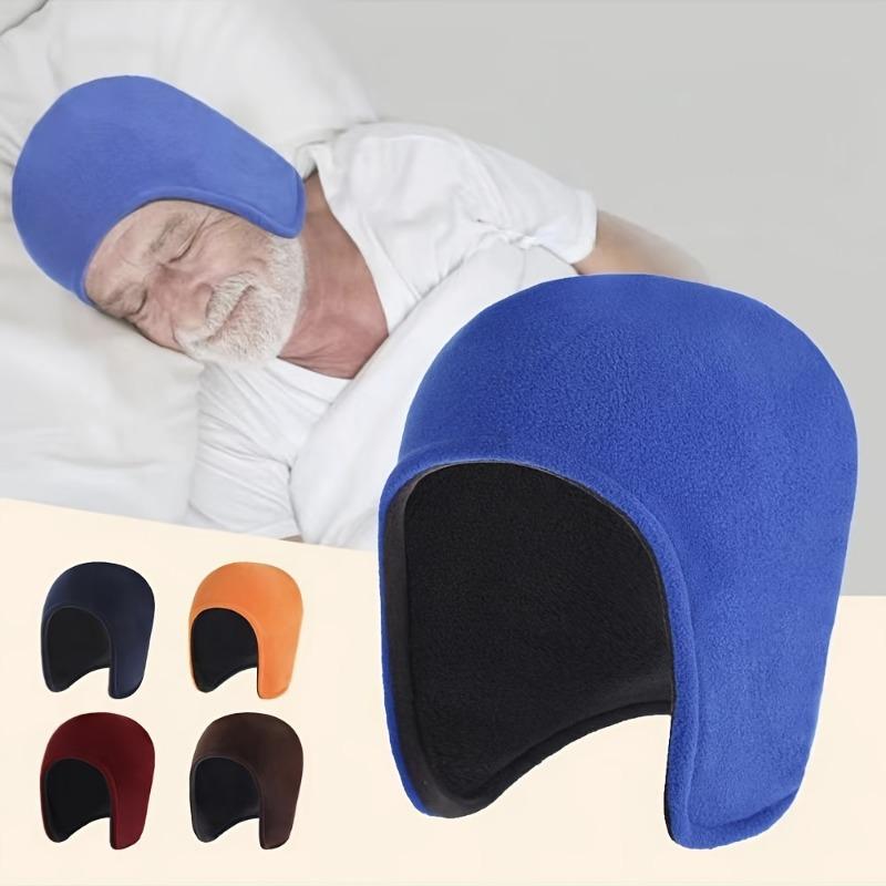 1 szt. zimowa dwuwarstwowa czapka polarowa dla seniorów - na zewnątrz do jazdy, ciepłe nauszniki, ochrona przed zimnem, możliwość prania ręcznego, unisex, pogrubiona konstrukcja, ciepła i wiatroodporna