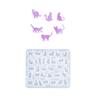 Fashionable Earring Lovely Cats Silicone Mould Set Accessory Portable for Stylish Jewelry Making Resin Casting Set