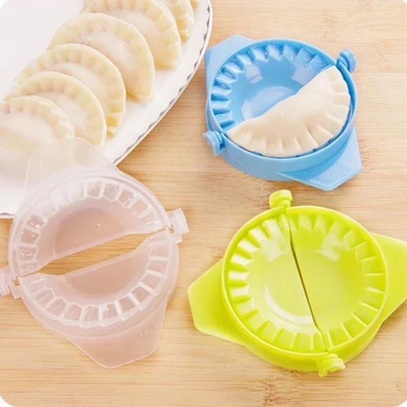 DIY Dumpling Mold Dough Press Ravioli Molds Cooking Pastry Plastic Dumplings Tool Easy Chinese Food Jiaozi Maker Kitchen Tools