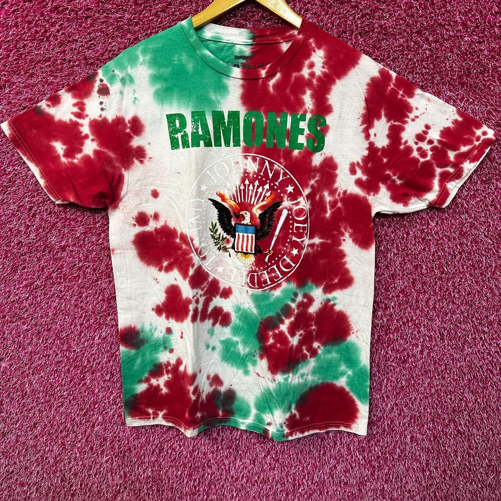 The Ramones Logo Tie Dye Rock Tshirt Size Medium XXXL