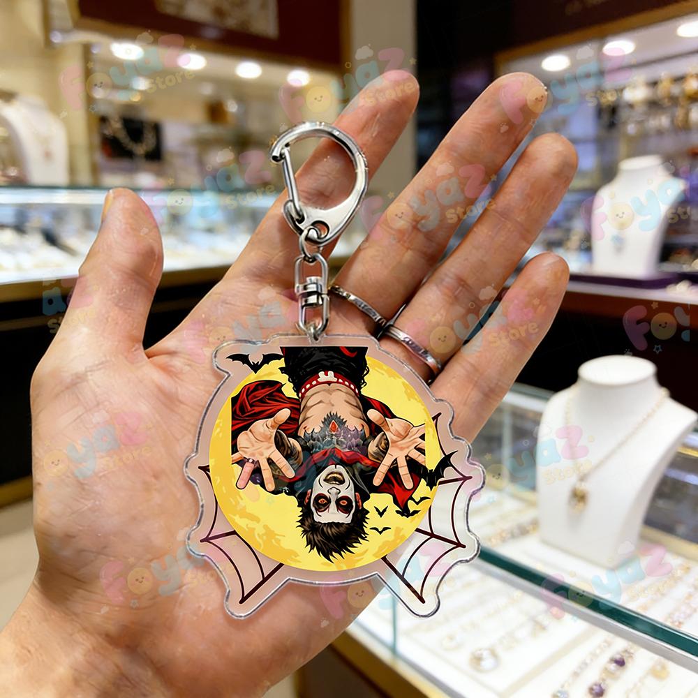 

Wrestler Danhausen Keychains for Accessories Bag Donovan Theme Keyrings Jewelry Friends Gaming Gifts