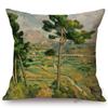 French Impressionism Artist Paul Cezanne Bather Still Life Country Views Oil Painting Sofa Pillow Cover Decorative Cushion Cover