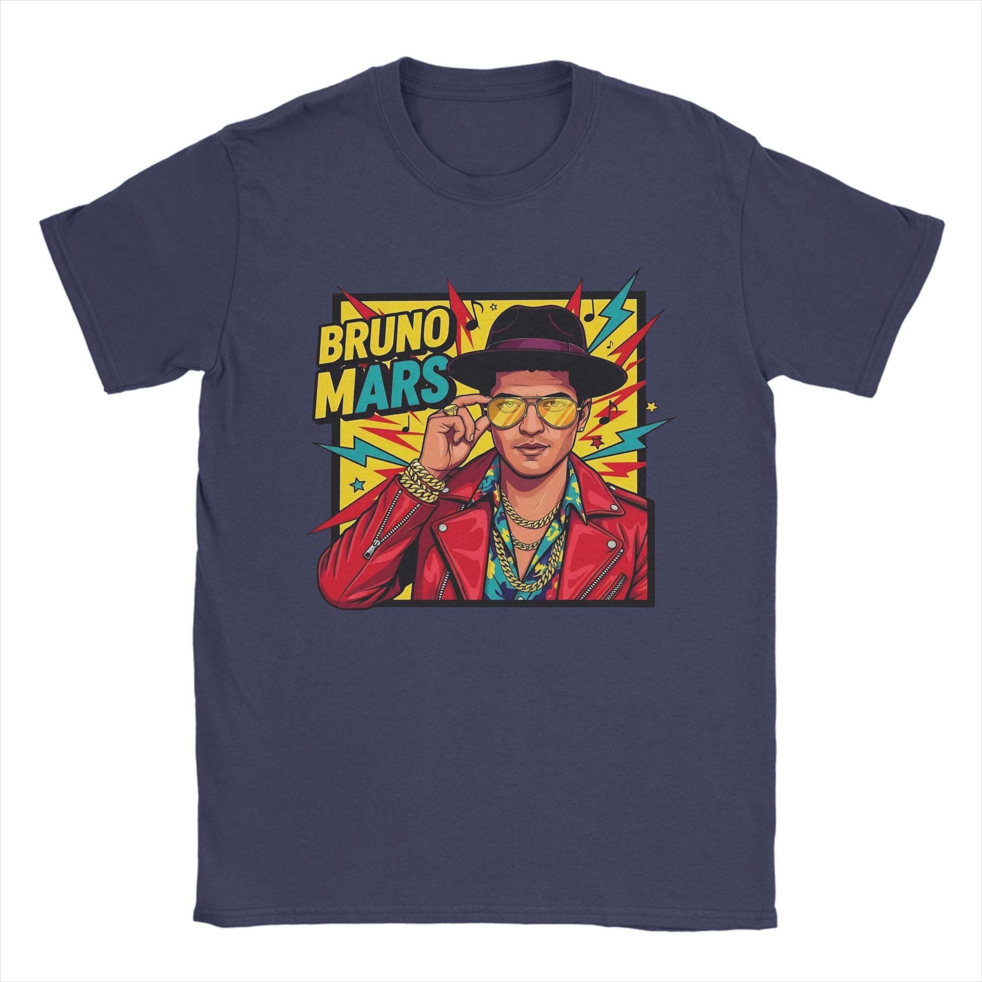

The RoUnisextic Tour Bruno Mars 2026 AYM TShirt Beach Hip Hop T Shirts Unisex Cotton Plus Size Top Tees Short Sleeves Streetwear Tops 4XL