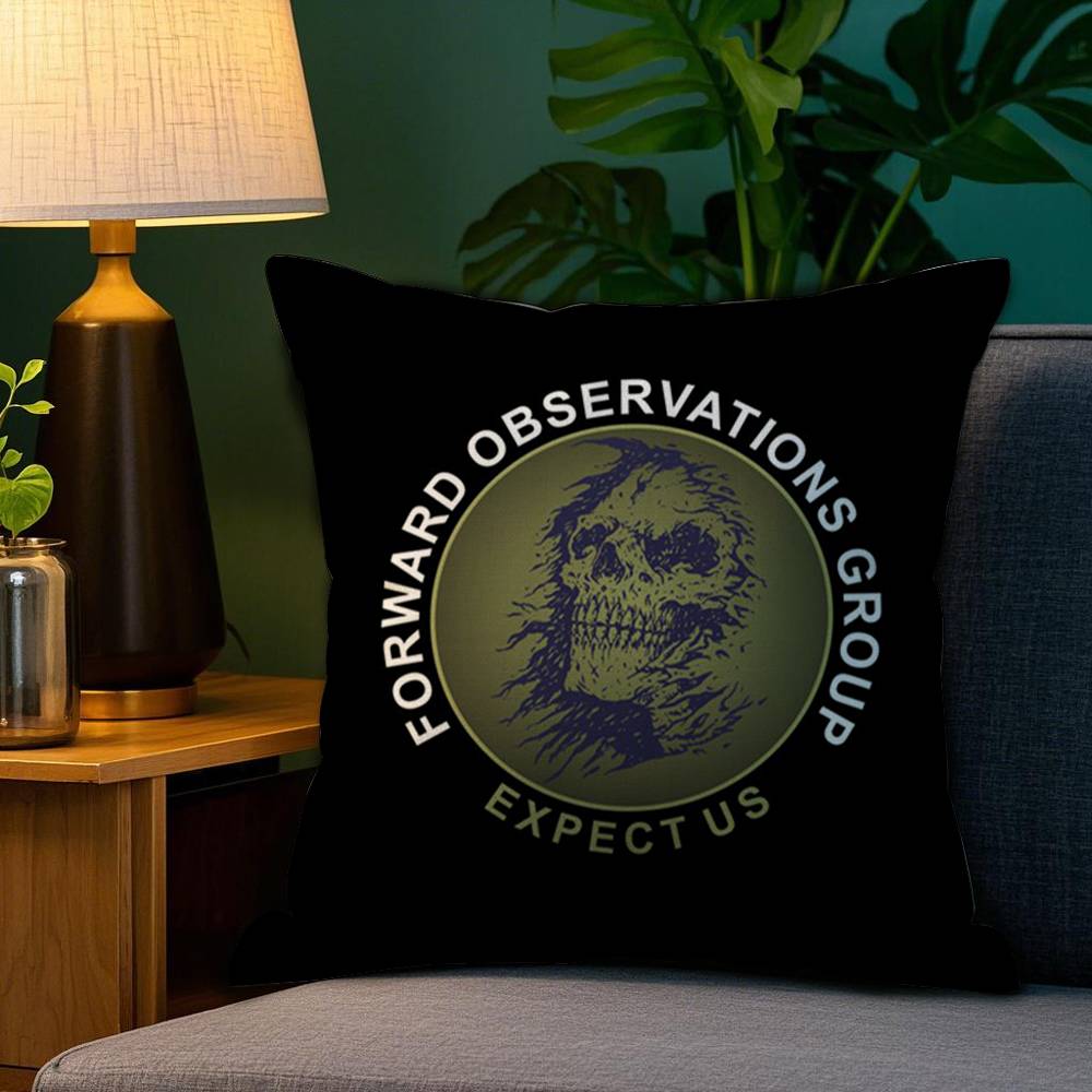Forward O-Observations Group Pillow Case Plush Fabric Soft Double Sided Print Home Sofa High Quality Cushion Cover Throw