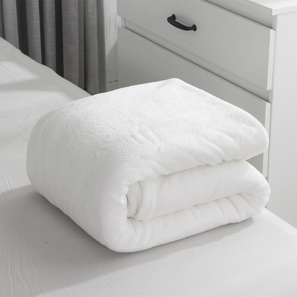 New Double-Layer Thick Lambskin Leisure Blanket for Sofa or Office Nap