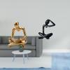 Creative Abstract Thinker Statue Figurine Craft Sculpture for Living Room Decoration And Modern