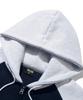 Trillion Raglan Color Mix 1992 Graphic Zip-Up Hoodie (Navy)