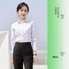 Wutuo Women's Long Sleeve White Shirt