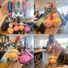 Cute Cartoon Sanrio Car Pvc Keychain Bag Pendant Creative Decoration For Cars Tiger Card Jg-1083