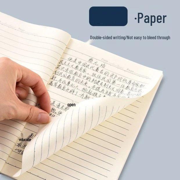 Softcover Office Diary: Fresh Style Thickened Notebook Stationery