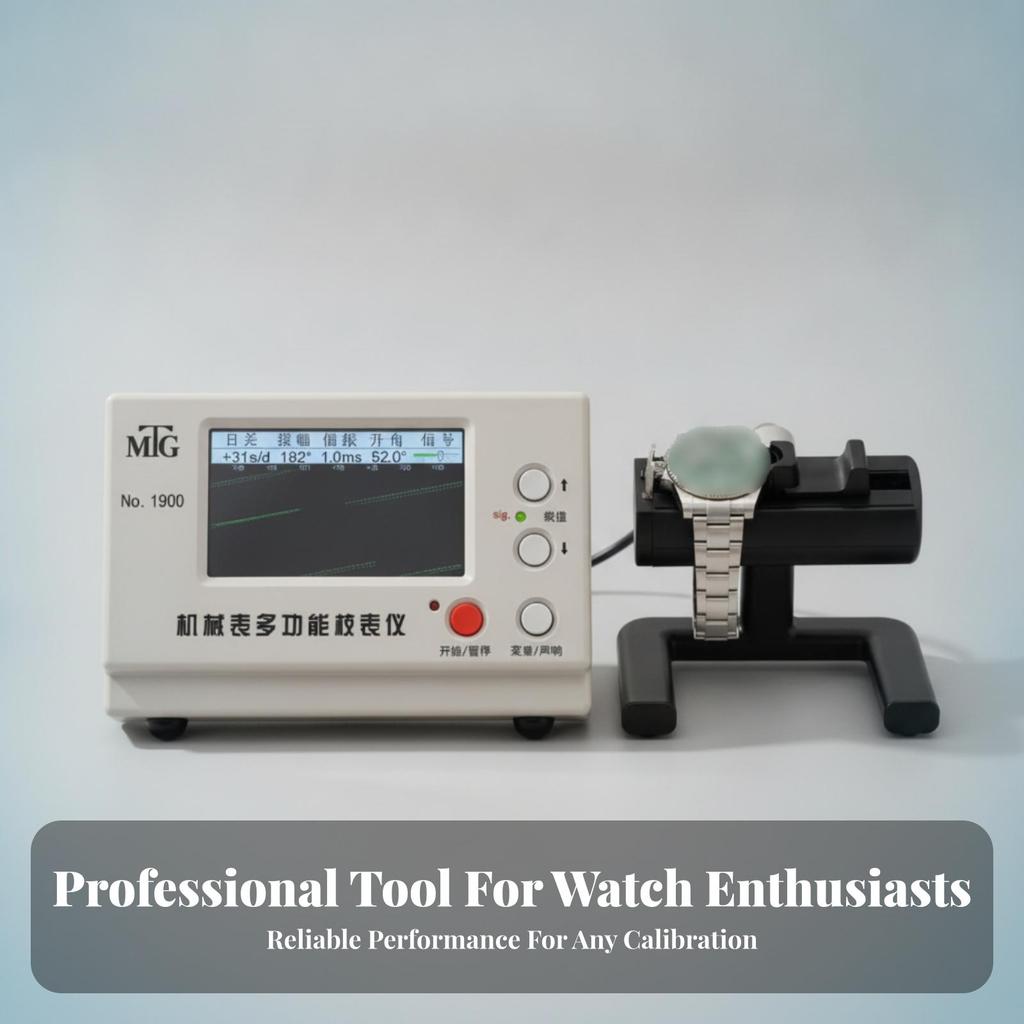Mechanical Watch Timing Instrument Builtin Display Control Panel Wristwatch