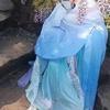 Châle en Dentelle Aile de Papillon Fille Costume Ancien Chinois Foulard Châle de Soirée