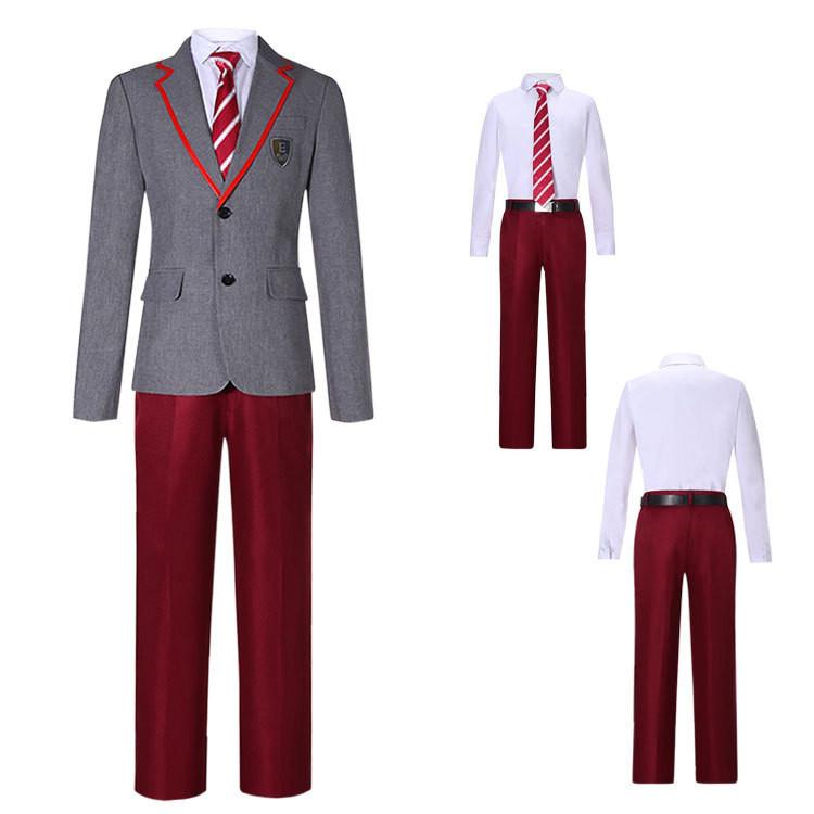 School Elite Cosplay Costume Jk Campus British Style Uniform Cotton Trendy Blend